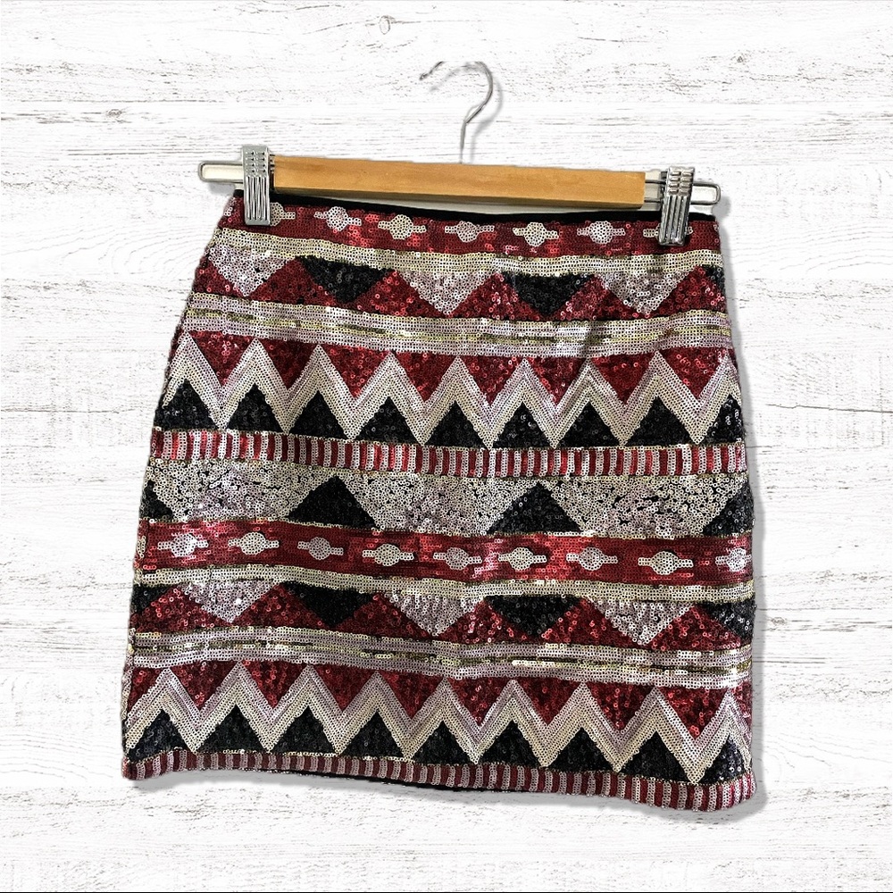 NWT Sequinned holiday skirt